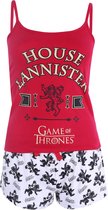 Wit-rode Lannister-pyjama Game of Thrones / XXS