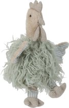 J-Line Deurstop Kip Textiel Licht Groen Small