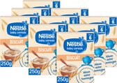 Nestlé Ontbijtpapje Biscuit - baby pap - vanaf 6 maanden - 9 stuks - totaal 45 porties