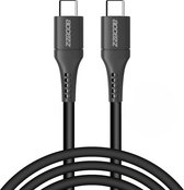 Accezz USB C naar USB C kabel - Oplaadkabel Samsung - Snellader & Datasynchronisatie - 2 meter - Zwart