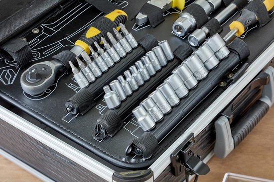 ALDORR Tools - 128-Delige gereedschapsset in koffer
