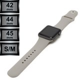 RipaWare Sport Watch bandje - Geschikt voor Apple - Silicone - 42, 44, 45mm - S/M - steenkleur