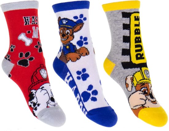 Chaussettes Pat Patrouille Paw - 3 paires - taille 23/26