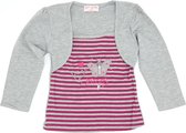 Boléro manches Bolero filles bébé vêtements coton papillon gris taille 74/80