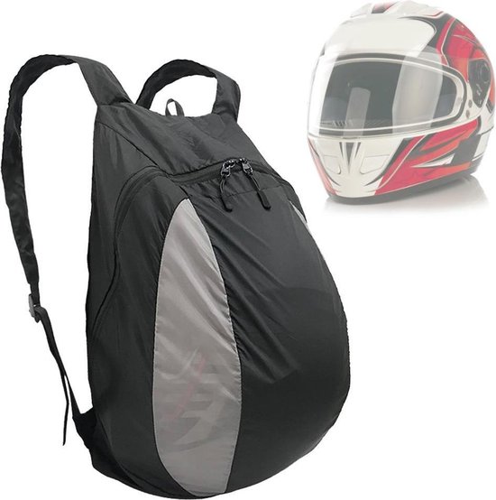 Mullip® Helm Zak - Helm Hoes Motorhelm Rugzak - Rugtas - Motor Accessoires | bol.com