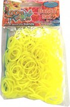 loombandjes junior rubber geel 300-delig