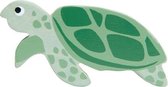schildpad 9 cm hout groen