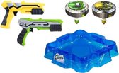 battle set Spinner Mad Deluxe geel/groen 5-delig