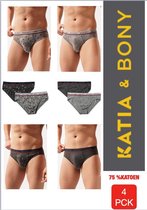 KATIA & BONY HEREN 4  PACK DOT / SAILOR SLIP SET S