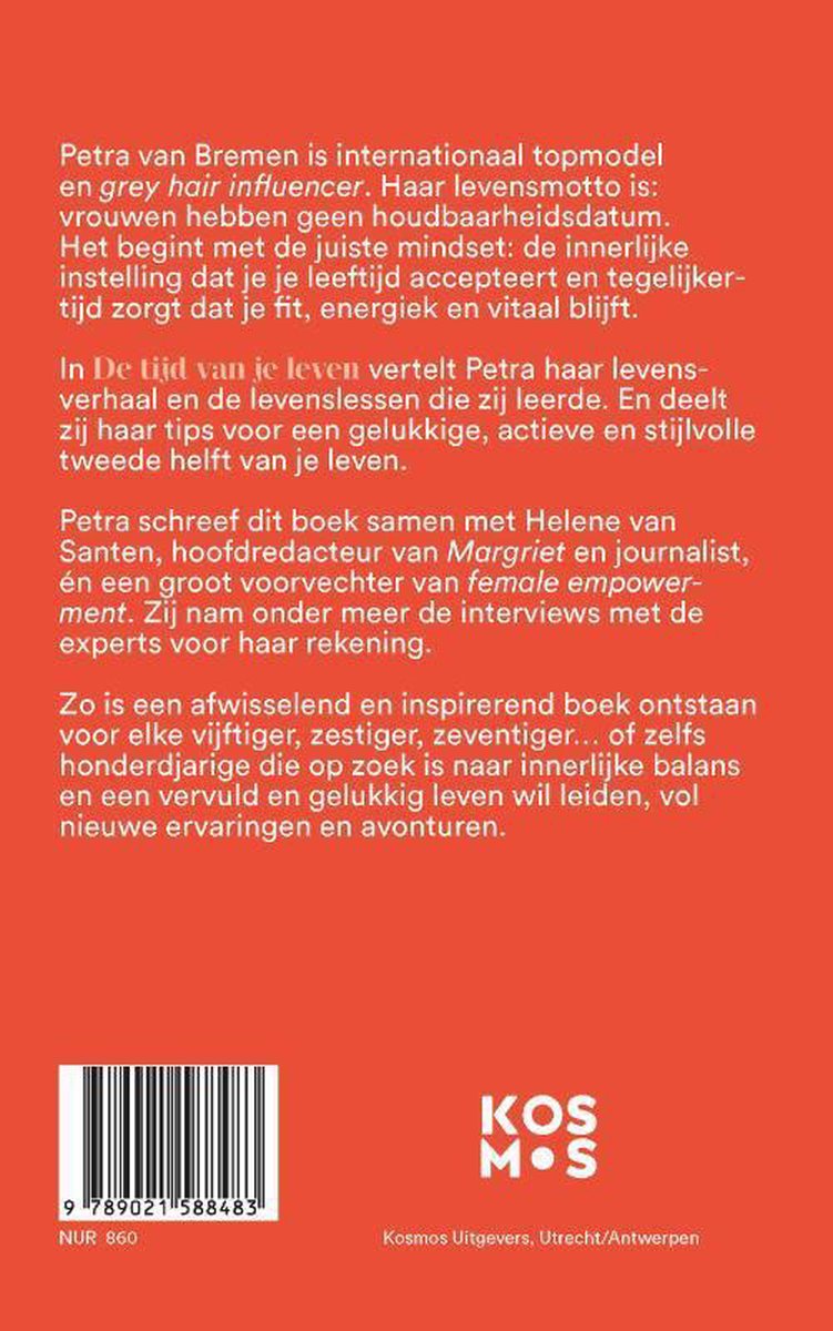 De tijd van je leven - back cover