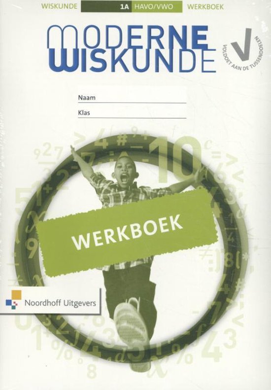 Moderne Wiskunde 10 havo/vwo 1 werkboek a+b - cover