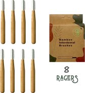 green-goose® Bamboe Ragers | 8 Stuks | ISO 4 | Vegan | Duurzaam