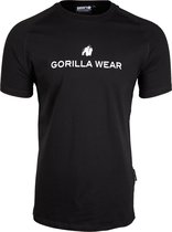 Gorilla Wear Davis T-shirt - Zwart - S