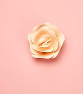 Rose Creatief Papier Snijden Schieten Props Bloemen Papercut Sieraden Cosmetica Achtergrond Foto Fotografie Props (Champagne)