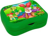 broodtrommel Kabouter Plop 15 x 12 cm groen