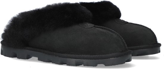 UGG Coquette Dames Sloffen - Black - Maat 37 | bol.com
