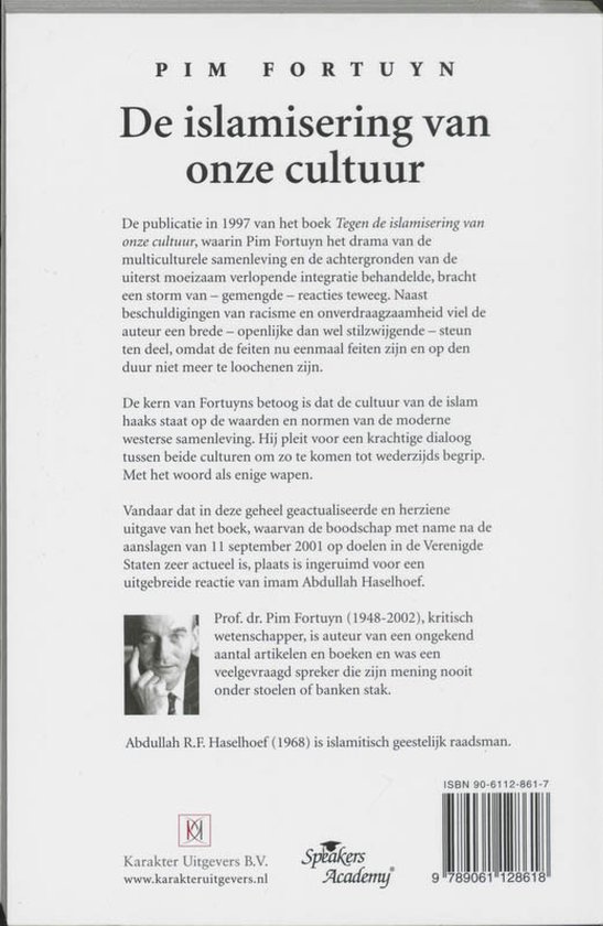 De islamisering van onze cultuur