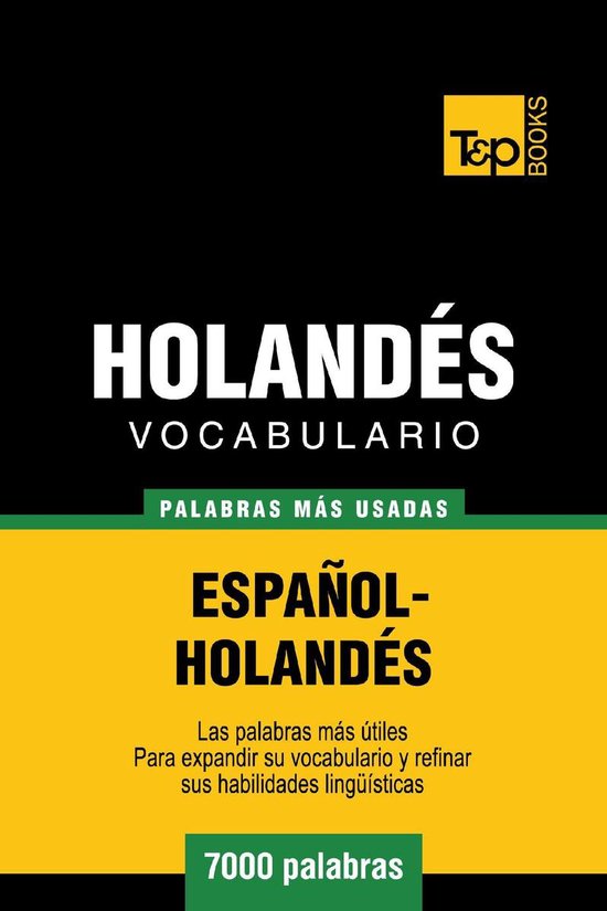 Vocabulario Espanol-Holandes - 7000 Palabras Mas Usadas - cover