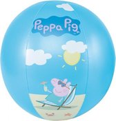 strandbal Peppa Pig 29 cm blauw