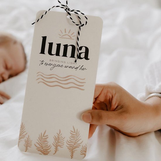 lovepostnl - Geboortekaartjes op maat - Gepersonaliseerd - Geboorte - Newborn - Cards - Eco Geboortekaart - Uitnodiging