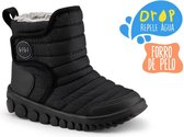 Bibi Drop Roller water repellent Boots with Fur - Black