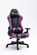 GTRacer Pro - Game Stoel - Gaming Stoel - Ergonomische Bureaustoel - Gamestoel - Verstelbaar - Gaming Chair - Zwart / Wit
