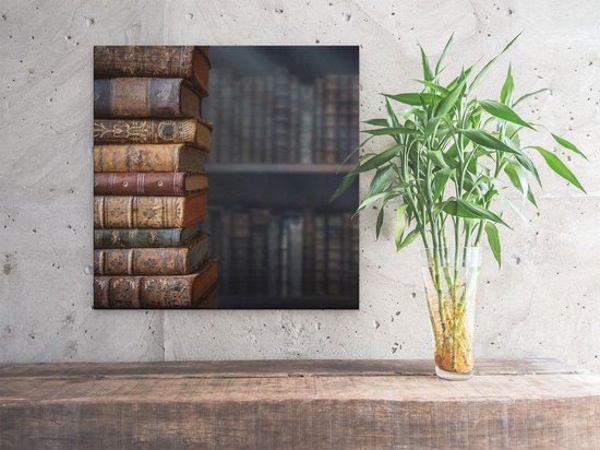 Artaza Toile Peinture Vieux Boeken Historiques - Rétro - 40x40 - Klein - Photo sur Toile - Impression sur Toile