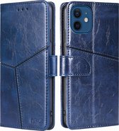 Apple iPhone 13 Bookcase | Hoogwaardig PU Leren Hoesje | Lederen Wallet Case | Luxe Uitstraling | Pasjeshouder | Blauw