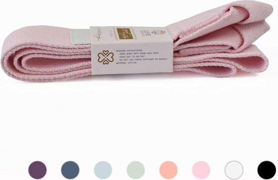 Yogamat Draagriem - Katoen - Precious Pink - Roze ***