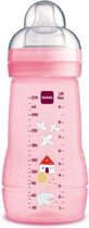 MAM 270ml Easy Active ZUIGFLES 2+ Medium flow Roze