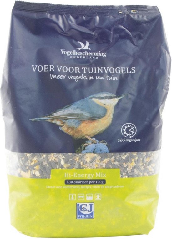 Foto: Vogelbescherming vogelvoeder hi energy mix 4 l