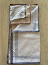Heren zakdoeken - Set van 12 - 100% katoen