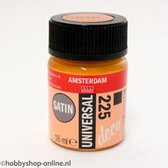 Acrylverf Zijdeglans - Deco - Universal Satin - 225 honing - 16 ml - Amsterdam - 1 stuk