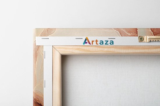 Artaza - Peinture sur Toile - Art Abstrait en Marbre Rose - 80x100 - Groot - Photo sur Toile - Impression sur Toile