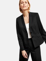 GERRY WEBER Dames Korte blazer met revers Schwarz-44