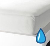 Luxury bedding Waterdichte Molton Hoeslaken - Lits-Jumeaux - 200x200+40 cm - Wit