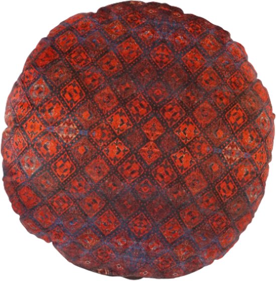 SusaStyle - OUTLET - Vloer/poefkussen Farah – Ø90 cm – Zijdezacht – Anti-allergisch – Afneembare hoes – Outlet