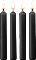 Teasing Wax Candles - Parafin - 4-pack - Black