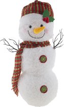 Dansende Sneeuwman 56 cm met licht, geluid en beweging - Feestdecoratievoorwerp - Kerstmis