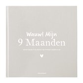 Mijn 9 Maanden invulboek Linnen Zand - Alleenstaande Mama
