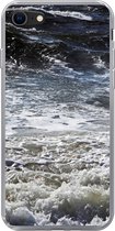 Geschikt voor iPhone SE 2020 hoesje - Noordzee - Water - Golven - Siliconen Telefoonhoesje