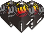 Winmau Rhino Logo Zwart, Grijs en Oranje dartvluchten