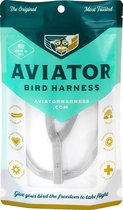 Aviator - Bird harness/vogeltuigje - m/medium silver