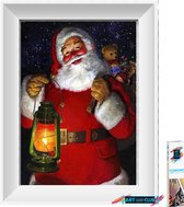 Artstudioclub®  Diamond painting volwassenen 25*30cm  kerstman