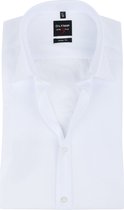 OLYMP Level 5 body fit overhemd - korte mouwen - wit - Strijkvriendelijk - Boordmaat: 38