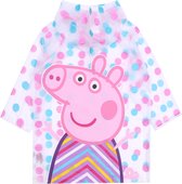 Transparante regenjas met stippen Peppa Pig / 5-6 jaar 110/116 cm