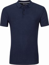 Suitable - Prestige Jerry Polo Donkerblauw - XL - Modern-fit
