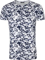 Dstrezzed - T-shirt Mc Queen Aqua - L - Modern-fit