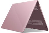 MacBook Air Hard Case - Hardcover Shock Proof Hardcase Hoes Macbook Air 2020/2021 A1932/A2179/A2337 Cover - Rose Gold