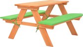 Decoways - Kinderpicknicktafel met banken 89x79x50 cm massief vurenhout